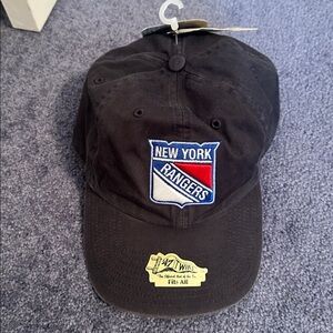 NY Rangers 47 twins adj hat- NWT smoke free